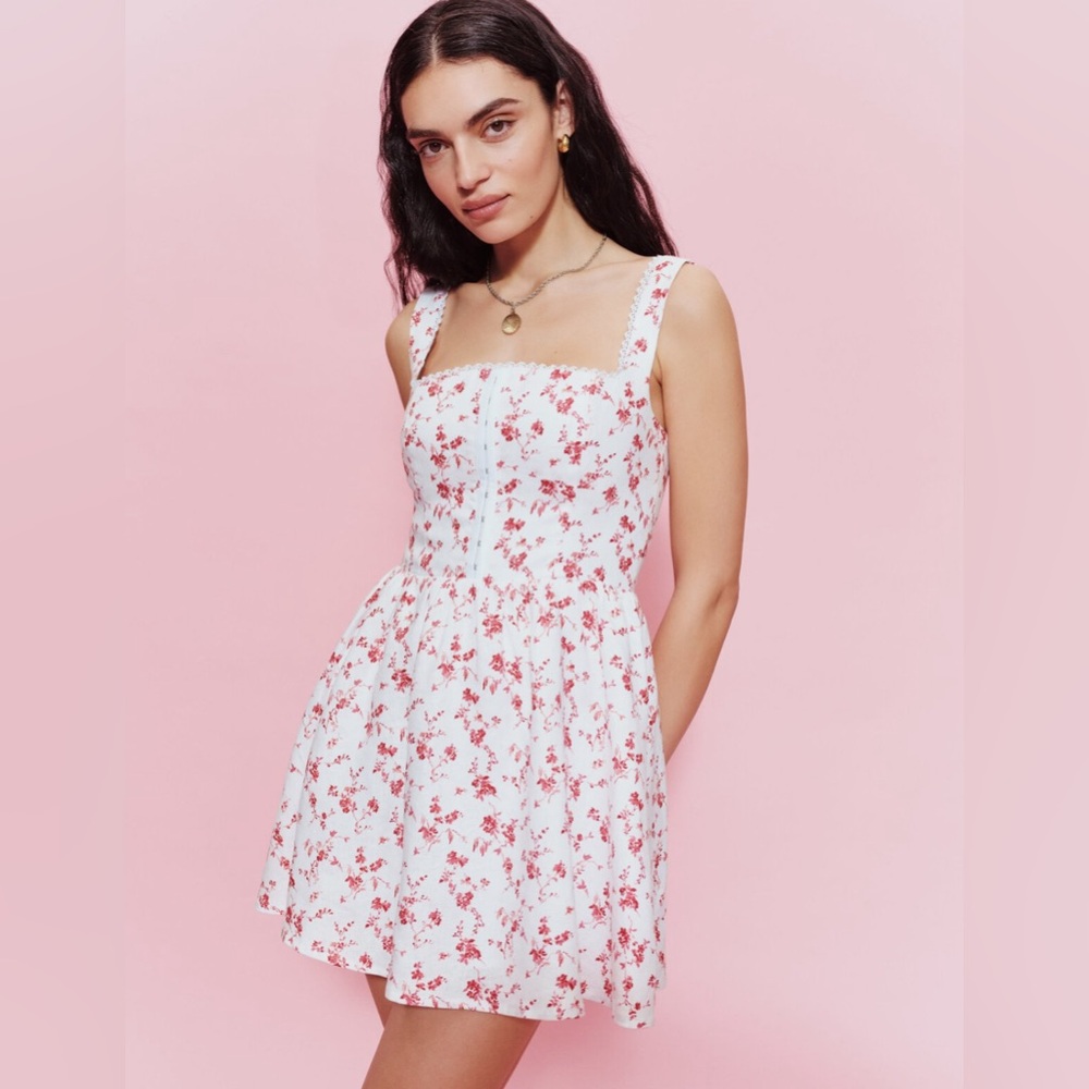 NWT Reformation Sheri Linen Dress